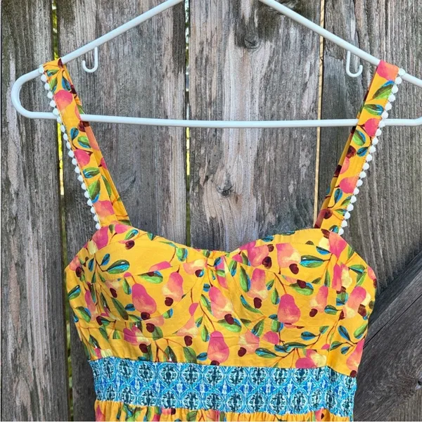 NWT Anthropologie Farm Rio Anjou Maxi Dress Size 2 Petite Retail $240.00 - Image 8