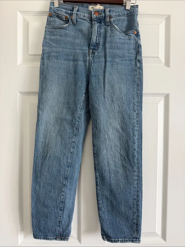 Madewell Classic Straight Jeans Peralta Wash High Rise Size 24 AA596 - Image 2