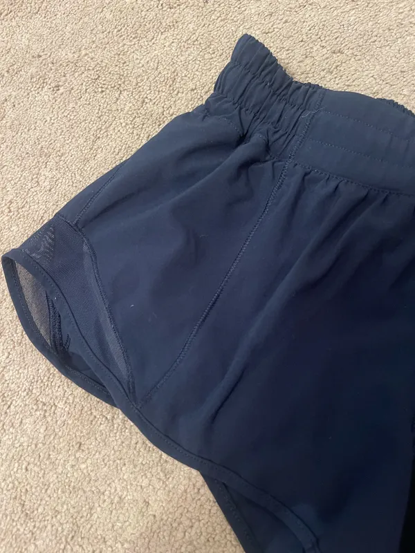 Navy Lululemon Hotty Hot Shorts 2.5" - Image 2