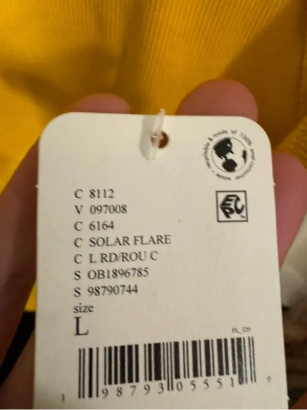 NWT Free People We The Free Hummingbird Tank - Solar Flare Yellow - Large - Image 9