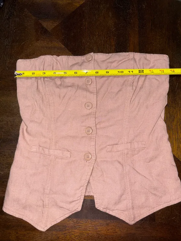 Wild Fable Linen Suiting Tube Top - Image 5
