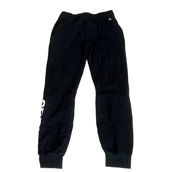 COPY - Adidas Essentials French Terry Logo Sweatpants Unisex M Black Elastic Wa… - Image 2
