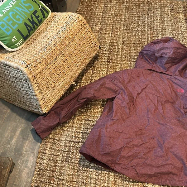 The North Face Helata Triclimate Jacket Women's Burgundy Red Size Large NO HOOD - Image 14