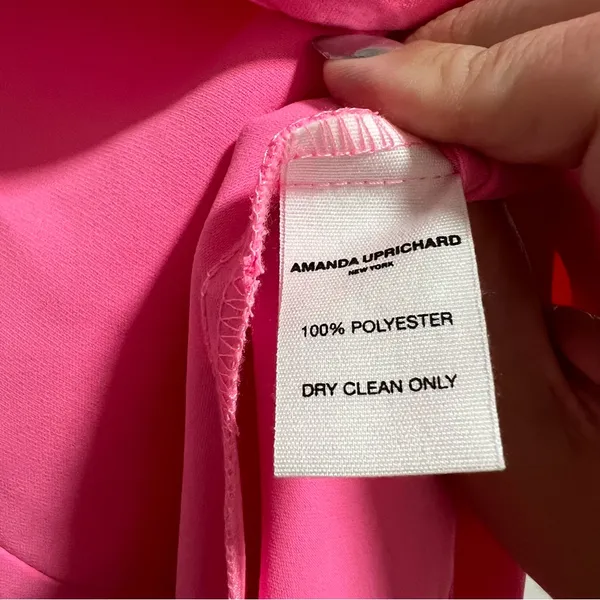 Amanda Uprichard x Revolve Cherri Strapless Maxi Gown In Shocking Pink - Image 10