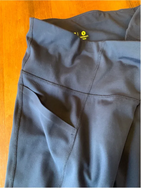 Xersion Leggings Large Navy Blue Full Length High Rise - Image 2