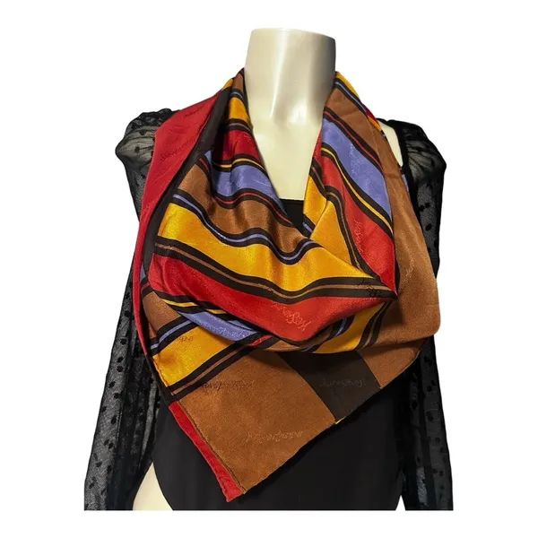 Ysl scarf Red - Image 4