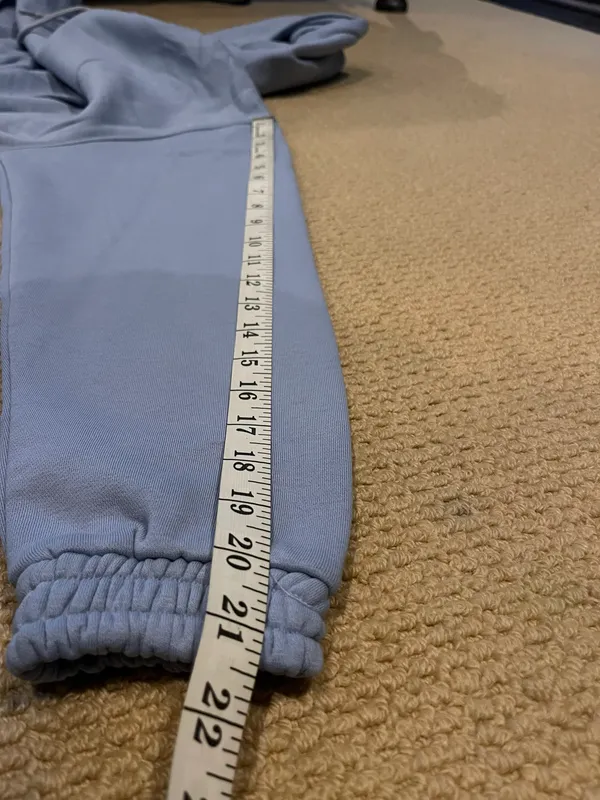 ZARA Long sleeve Sweatsuit Set With Hoodie And Wide Legs. Size S - Image 3