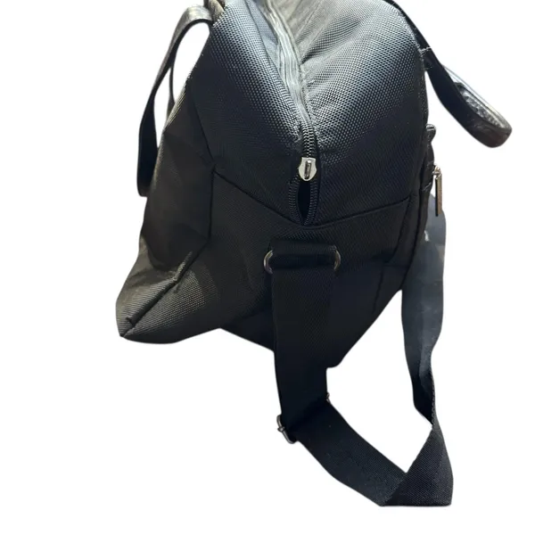 Jimmy Choo Black Travel Duffel‎ Bag Womens Shoulder Carry On Weekender Overnight - Image 6