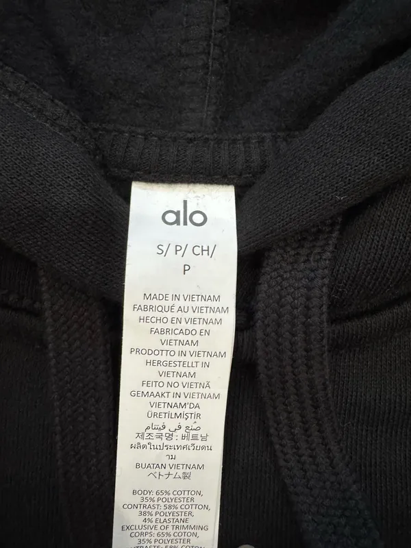 Alo hoodie Small size Black - Image 3