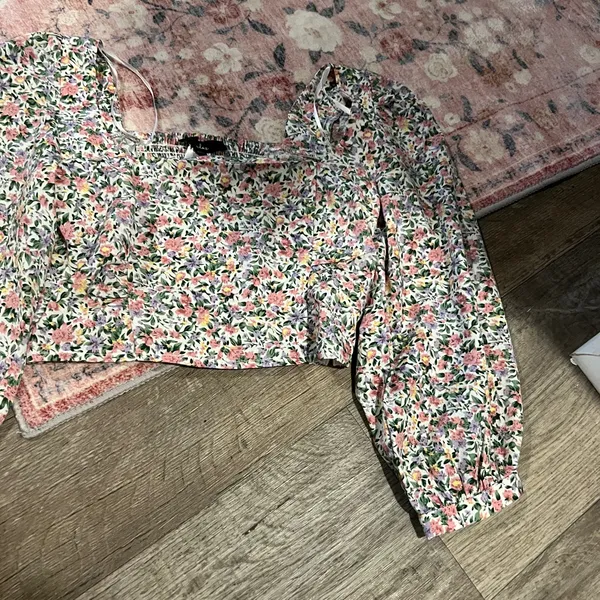 Lulus Even Sweeter Floral Print‎ Crop Top Xsmall - Image 15