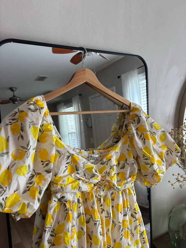Lemon babydoll dress Yellow - Image 2