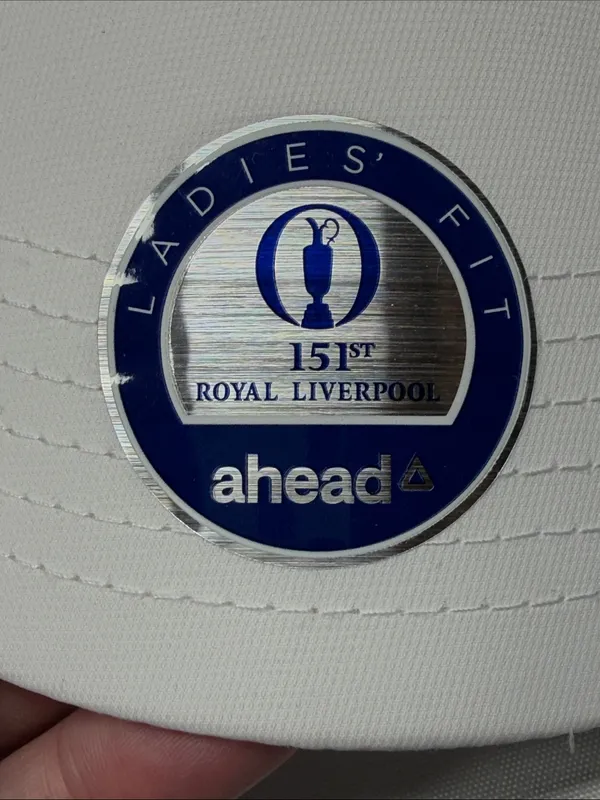 Ahead NWT White The Open Ladies Fit The 151st Royal Liverpool Golf Baseball Cap - Image 3