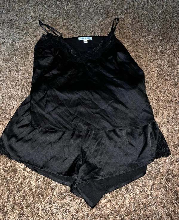 She & Sky Satin Sleep set - Image 2
