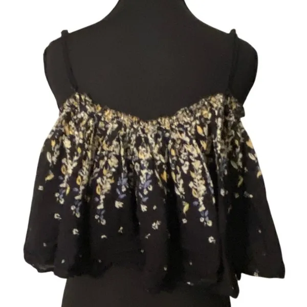 Intimately Free People Instant Crush Floral Spaghetti Strap Crop Top Boho XS - Image 3