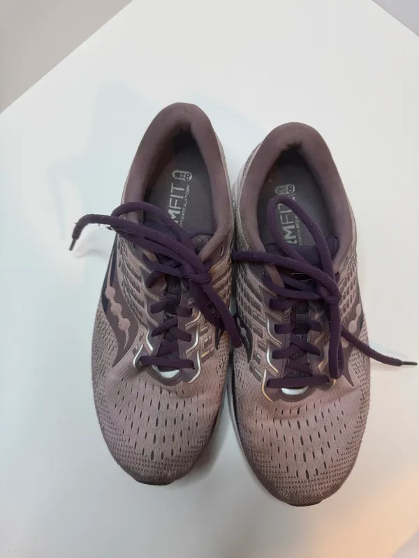 Saucony Ride 13 Purple Running Shoes Size 8.5 - Image 2