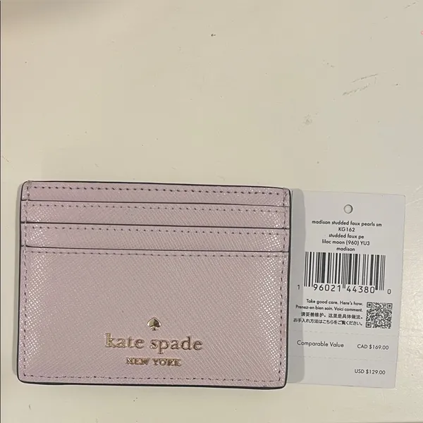 Kate Spade Card Holder with Pearl Details - Image 2