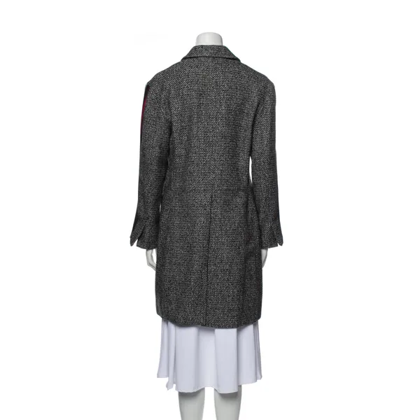 Koché Collection Tweed Coat Gray - Image 3