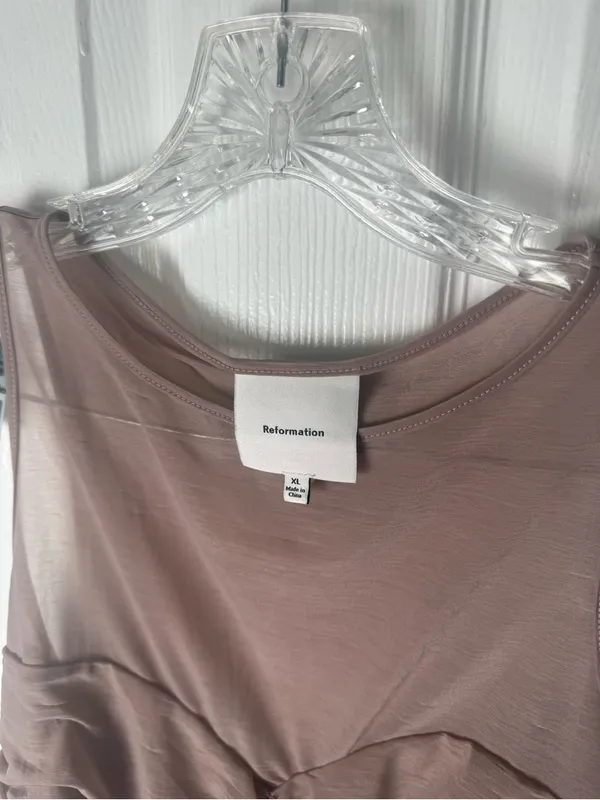 Reformation Rose Knit Top XL - Image 6