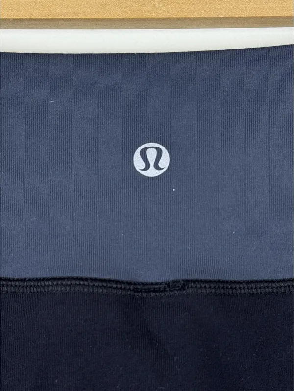 Lululemon Yoga Over Skirt Size 4 Coal Black Striped Luon High Rise Midi Rare - Image 11
