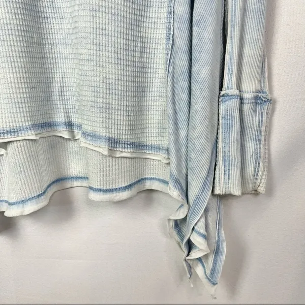 Free People Light Blue Pacific Thermal Long Sleeve S‎ - Image 4