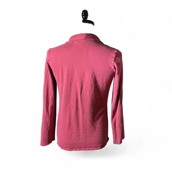 Royal Robbins Granola Girl Women’s S‎ Red Open Cardigan Sweater Organic Cotton - Image 2