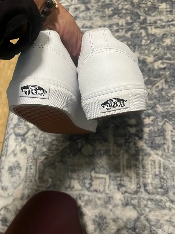 Vans Leather Seldans White (low-top) - Image 7