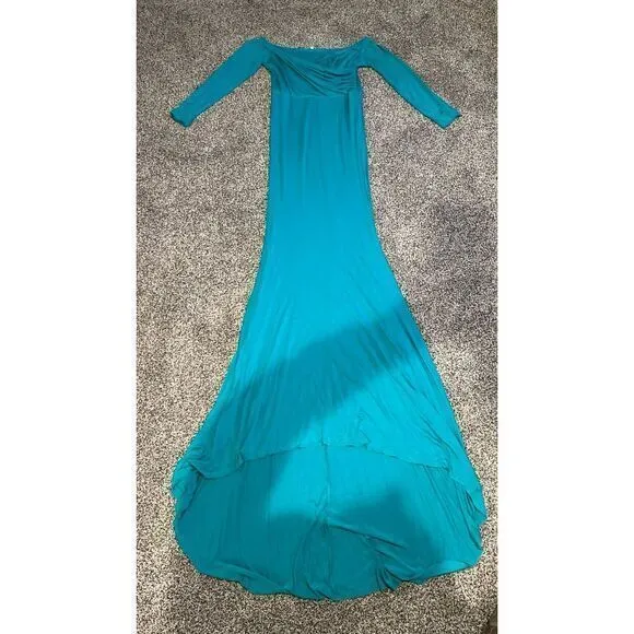Womens‎ Maternity Off Shoulders Long Sleeve Photography Dress Size Large - Image 2