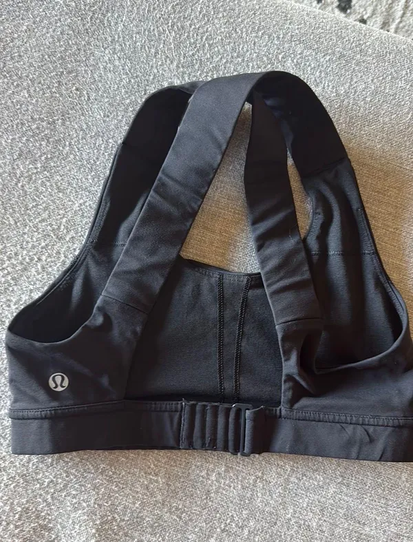 Lululemon Black Sports Bra - Image 2