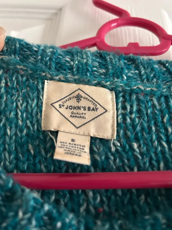 Teal sweater Blue - Image 2