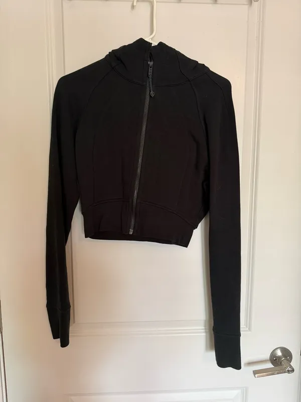 Lululemon Scuba Hoodie Full-Zip Jacket Black 6 Sweatshirt - Image 2