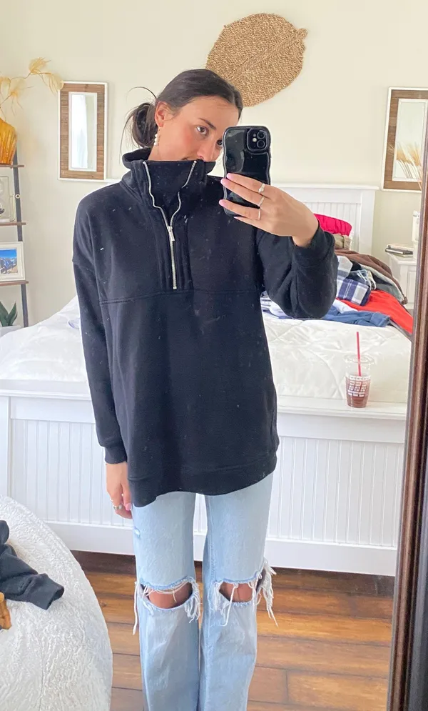 Old Navy Turtleneck Hoodie - Image 2