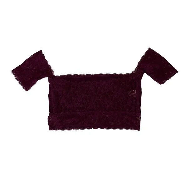 Victorias Secret Lace Bralette Plum Large Romantic Intimates - Image 4