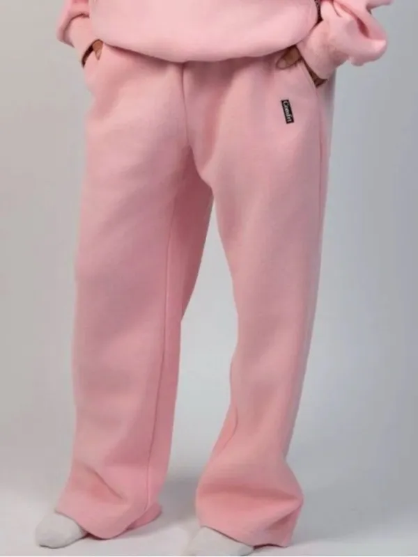 Comfrt Love Straight Leg Sweatpants Petal Pink Sz S - Image 6