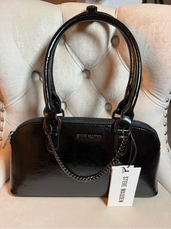 Steve Madden BLEVY WOMEN'S BLACK SHOULDER BAG - Image 5