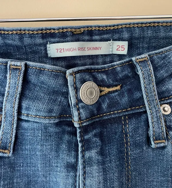 Levi's high rise skinny jeans - Image 2
