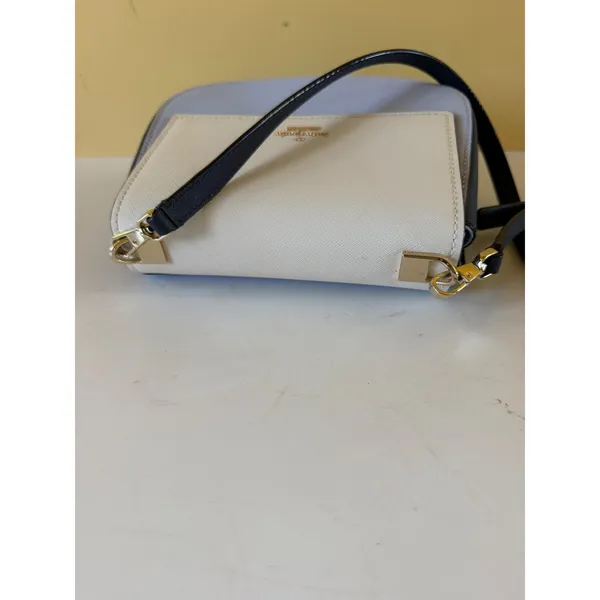 Kate Spade Brydie Tile Blue White Crossbody Bag Leather Preppy - Image 8