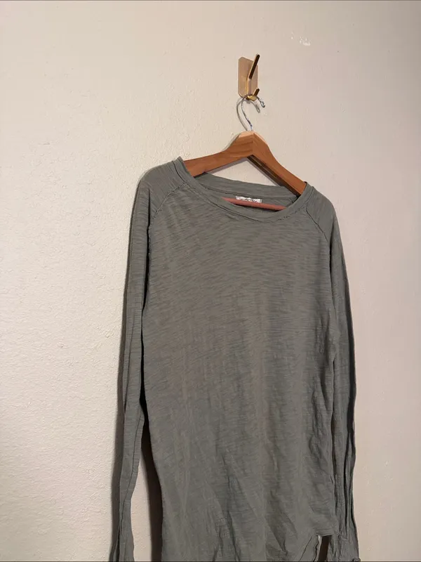Free People We The Free Arden Tee in Washed Army Size Medium - Image 4