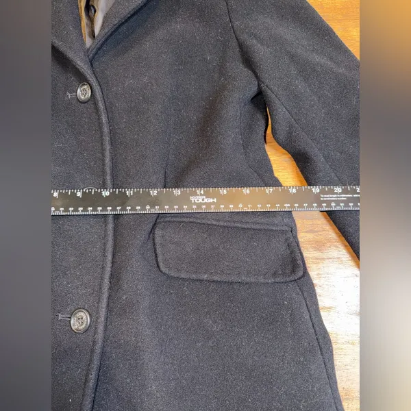 Ralph Lauren Wool Blend Walker Pea‎ Coat - Image 7