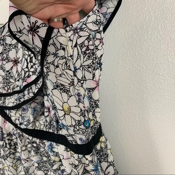 Likely Contour Daisy Delbarton One Shoulder‎ Dress Floral 6 NWT - Image 4