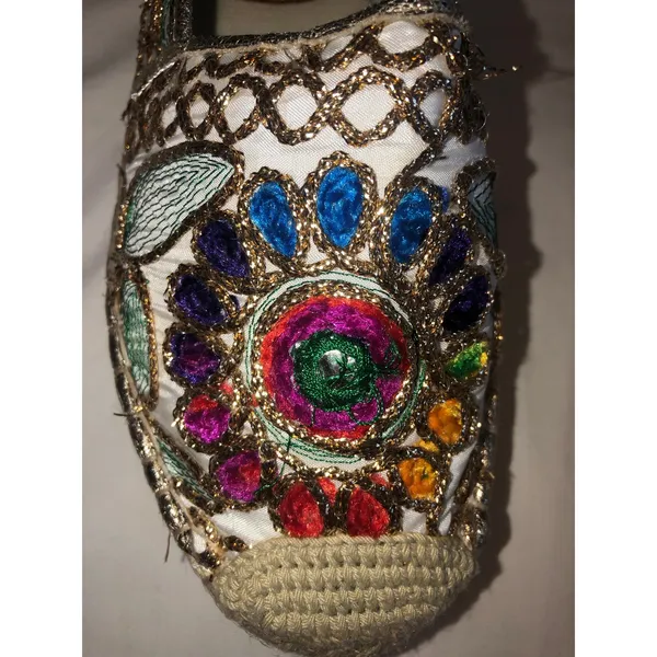 Patrizia Spring Step Maylis Embroidered Espadrilles Size 39 8-8.5 Boho Flats - Image 3
