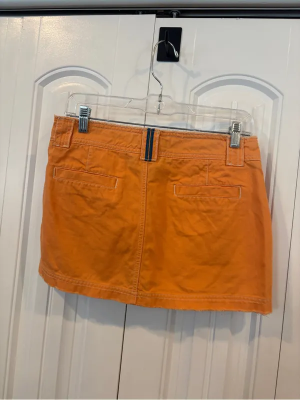 Duck head jeans co. Orange mini skirt size 5 - Image 2