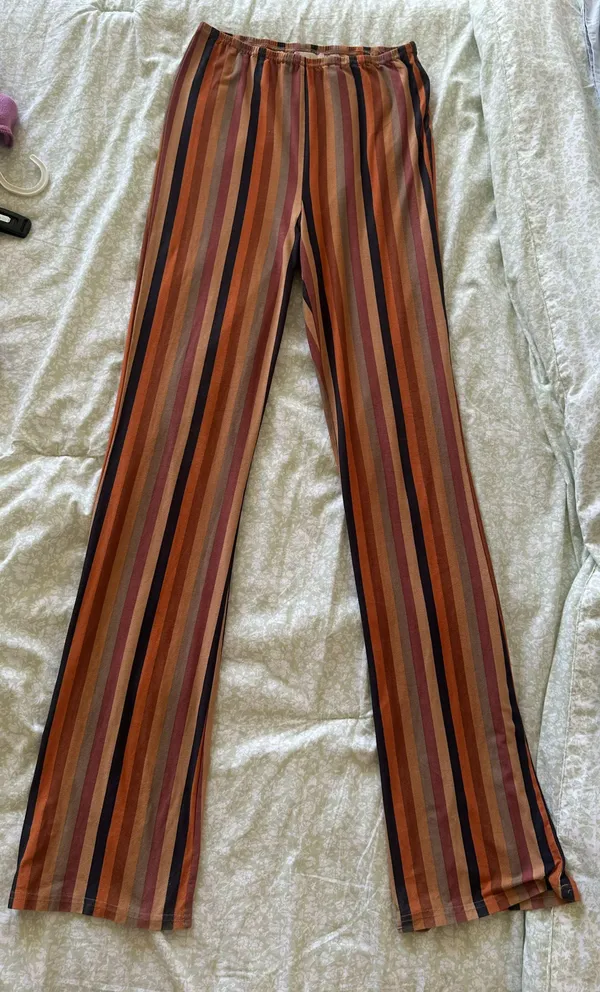Altar’d State Multicolor Striped Pants - Image 3
