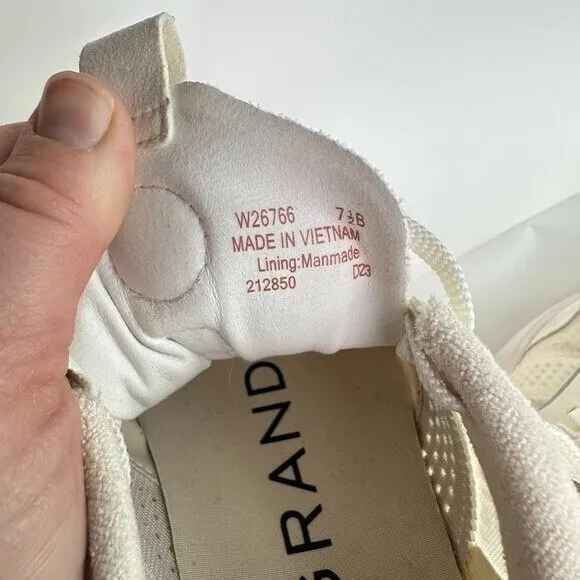 Cole Haan Women's‎ Size 7.5 Zerogrand Outpace III Sneaker Ivory Cream Casual - Image 12