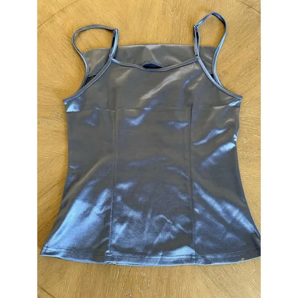 Unbranded Blue Sateen Cami Small - Image 3