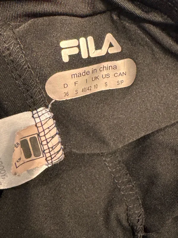 Fila Black Mesh Pleat Athletic Skort Tennis Pickle Ball S - Image 5
