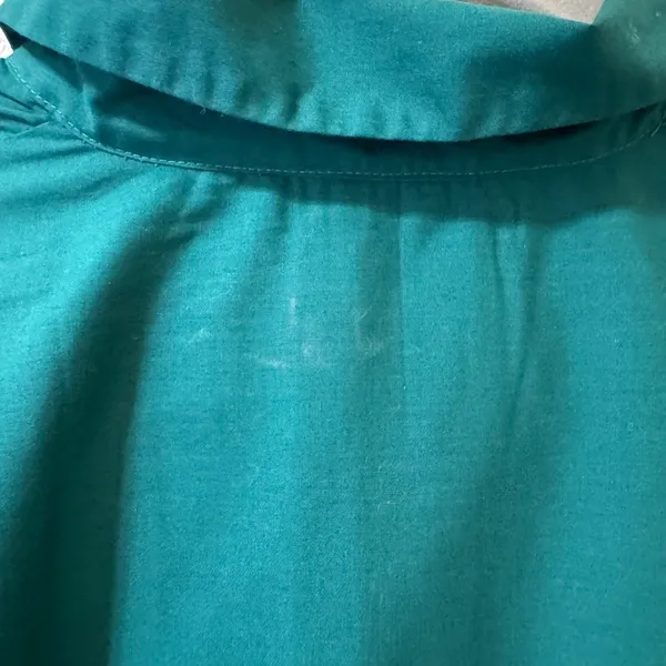 Abercrombie & Fitch Oversized Green Button Down Shirt Women S - Image 6