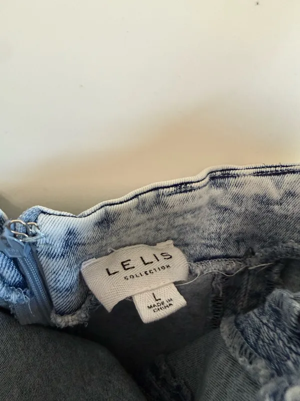 Boutique Denim Mini Dress - Image 4