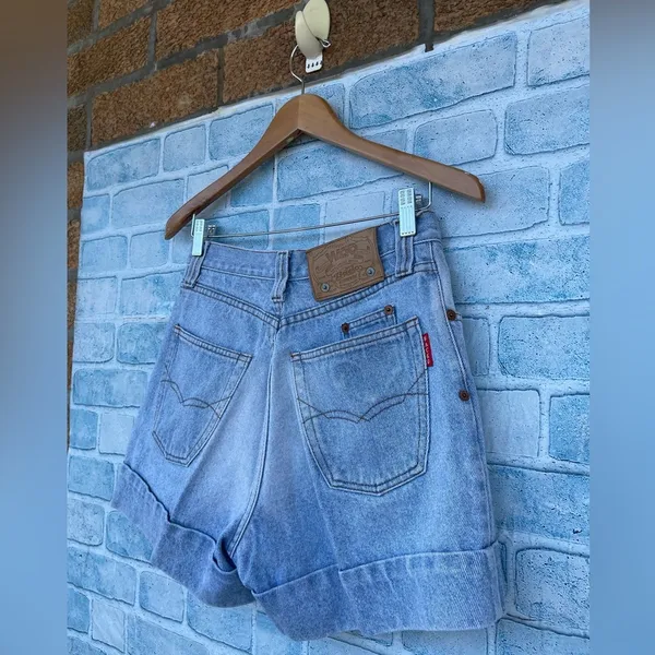 WACKO vintage shorts size 31 Blue - Image 9