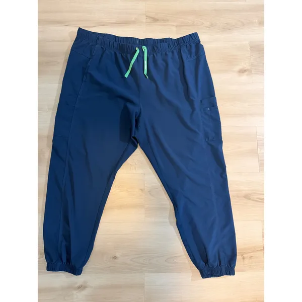Carhartt Force Jogger Scrub Pants Blue 2XL Petite Women C52610 Cargo Workwear - Image 6