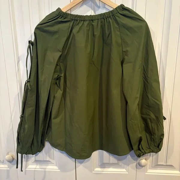 Free Assembly‎ Green Tie sleeve Top Size XS - Image 2